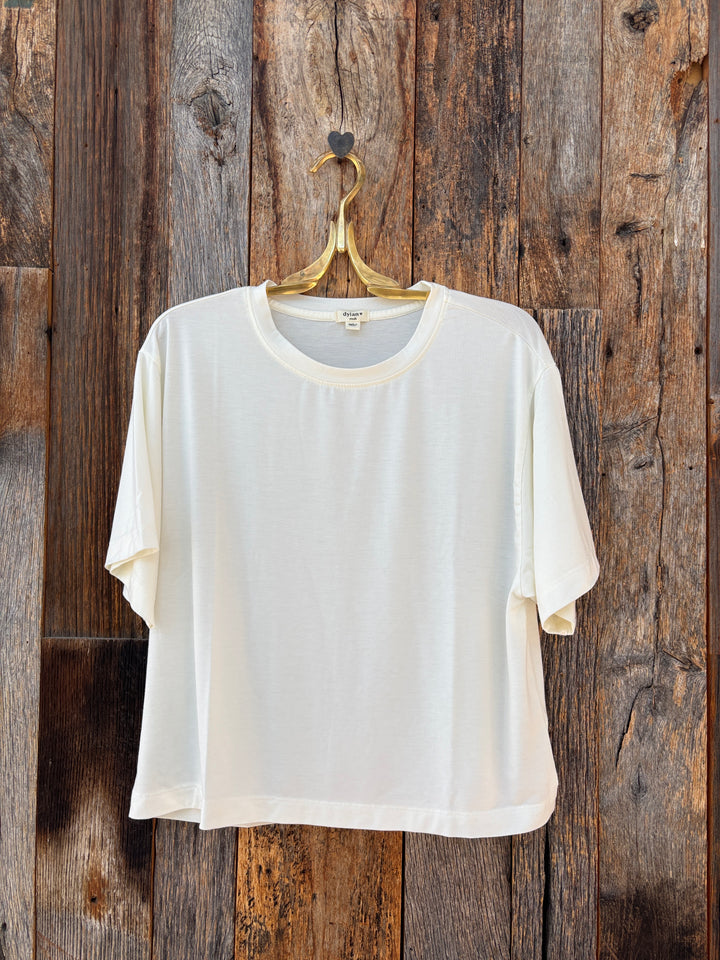 Dylan S/S Modern Crew Tee Vintage White