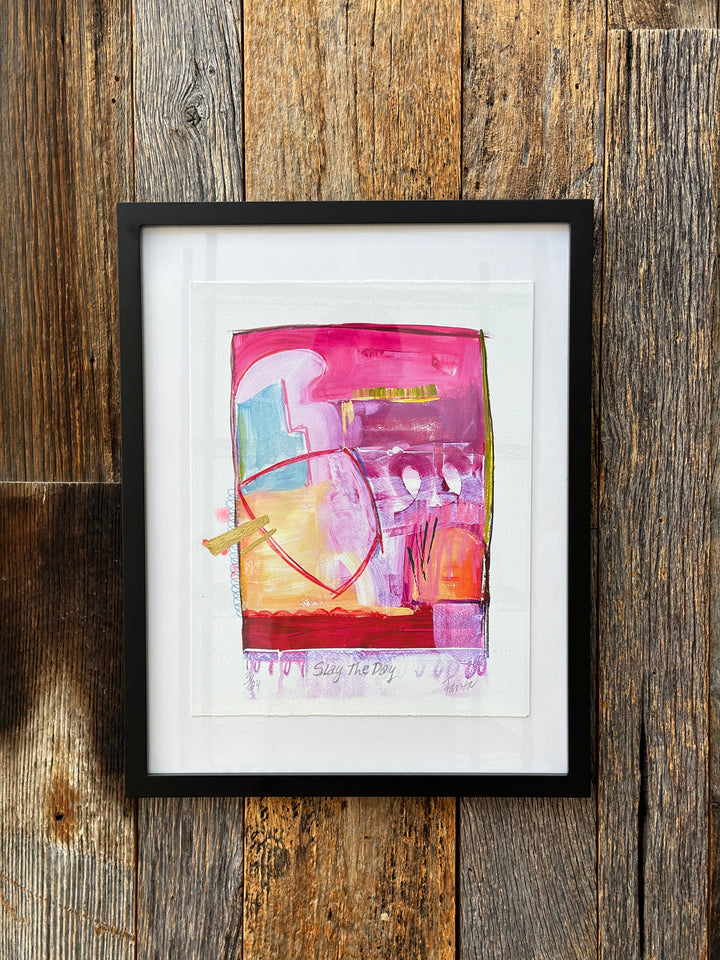 Fanta Watson Slay The Day Print 14x18 Frame