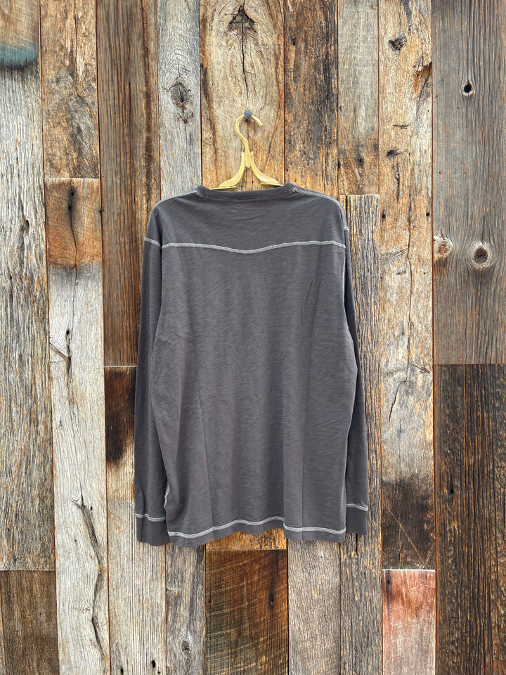 True Grit Heritage Slub L/S Crew Carbon