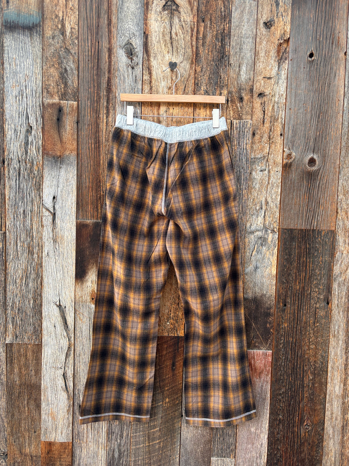 True Grit Summit Checks Flannel Pant Brown/Dark Brown