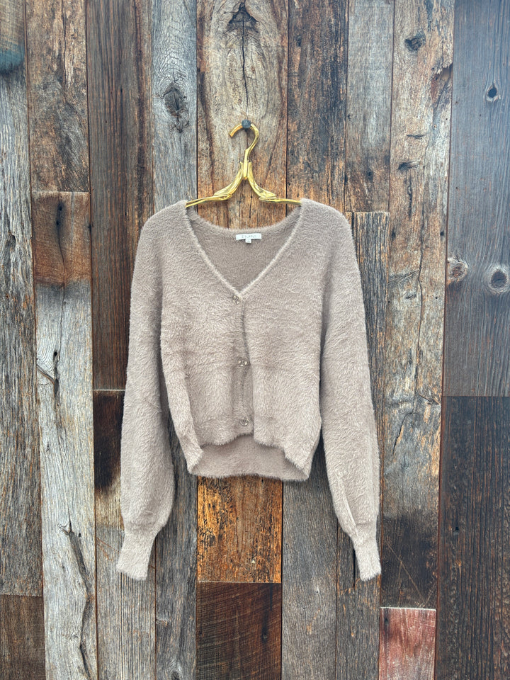 Z Supply Sadira Fluffy Cardigan Moonlight