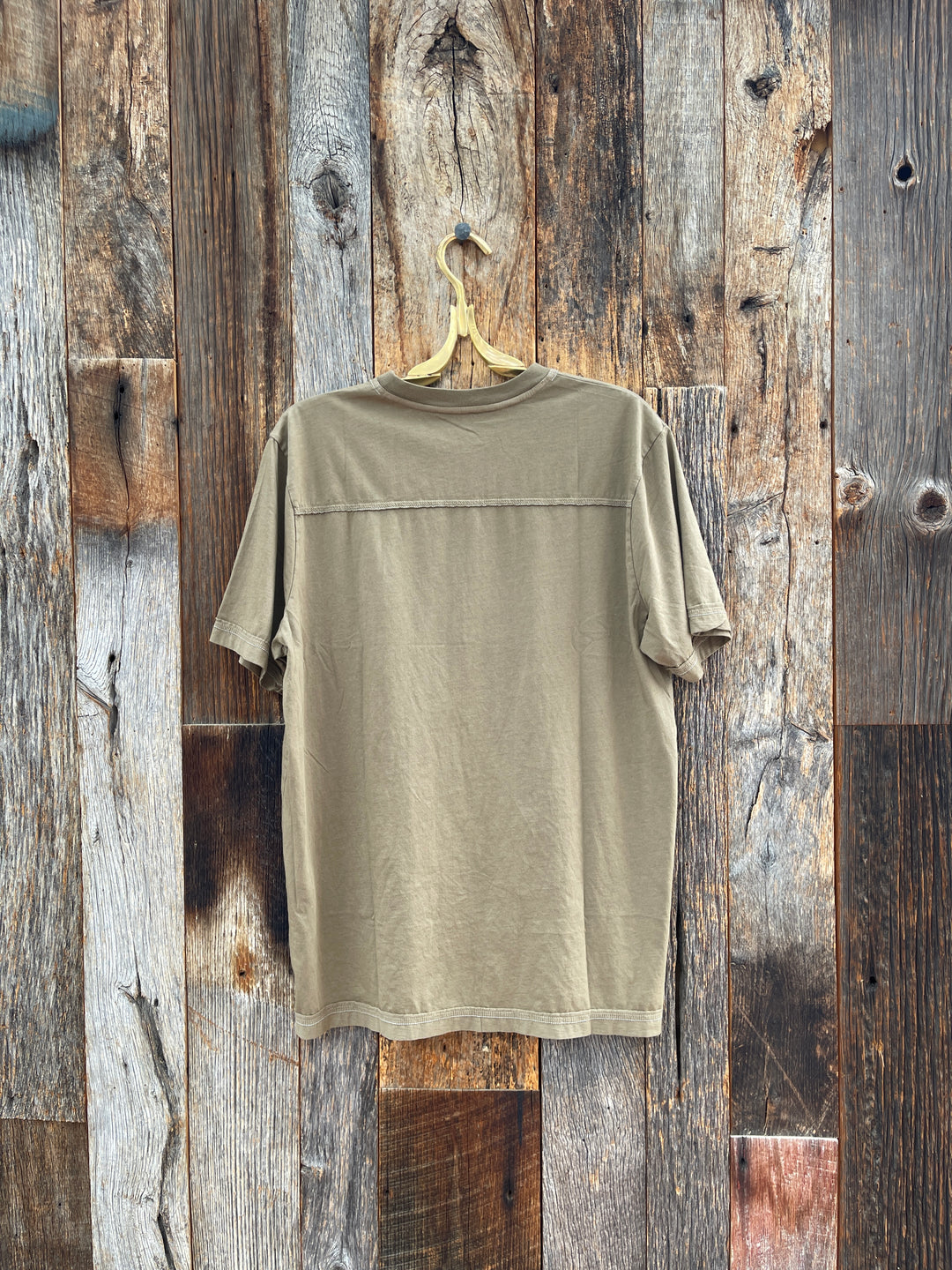 True Grit Secret Wash S/S Crew Neck Tobacco