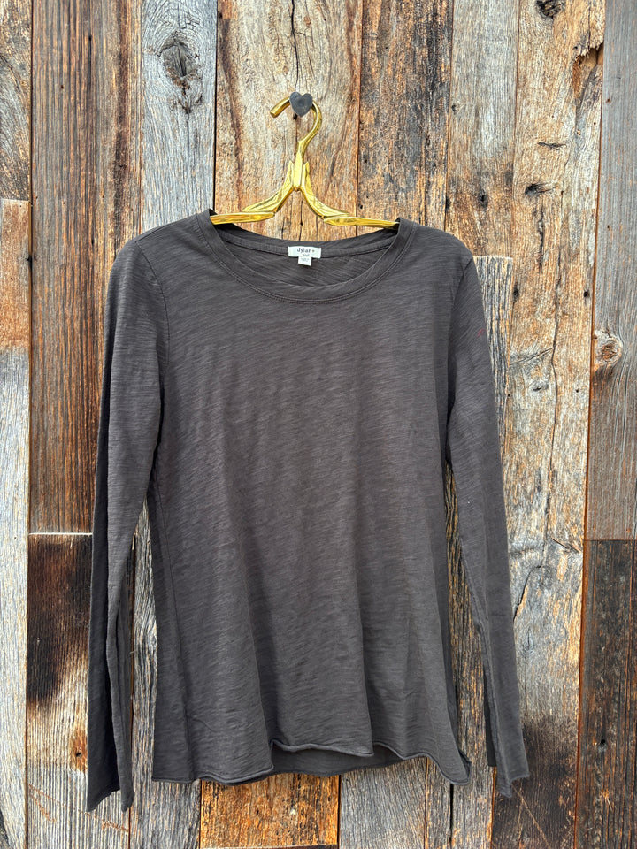 Dylan Vintage L/S Tee Charcoal