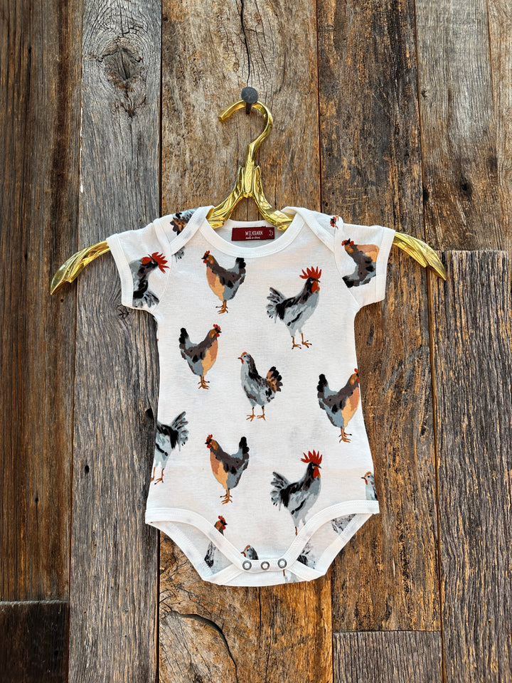 Milkbarn S/S Organic One Piece Chicken 31099