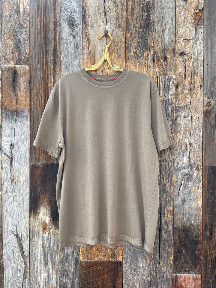 True Grit Secret Wash S/S Crew Neck Tobacco