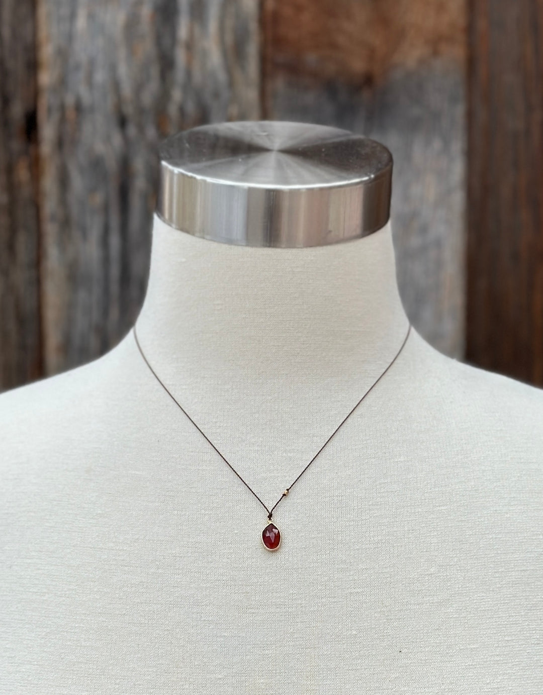 Margaret Solow Garnet 14K LC-GAR