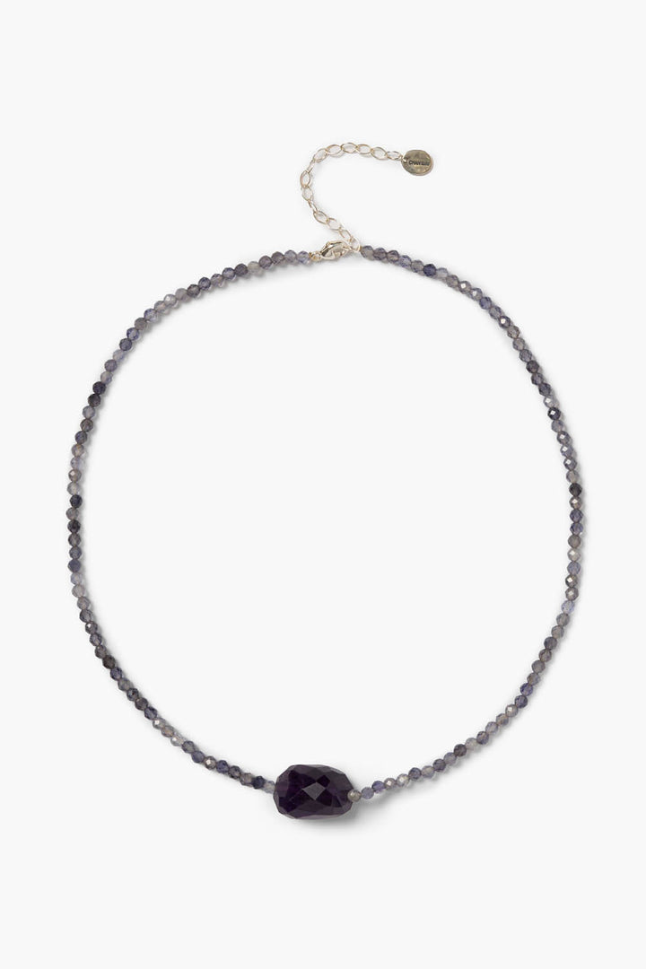 Chan Luu Claire Necklace Iolite NS-15464LQ SS