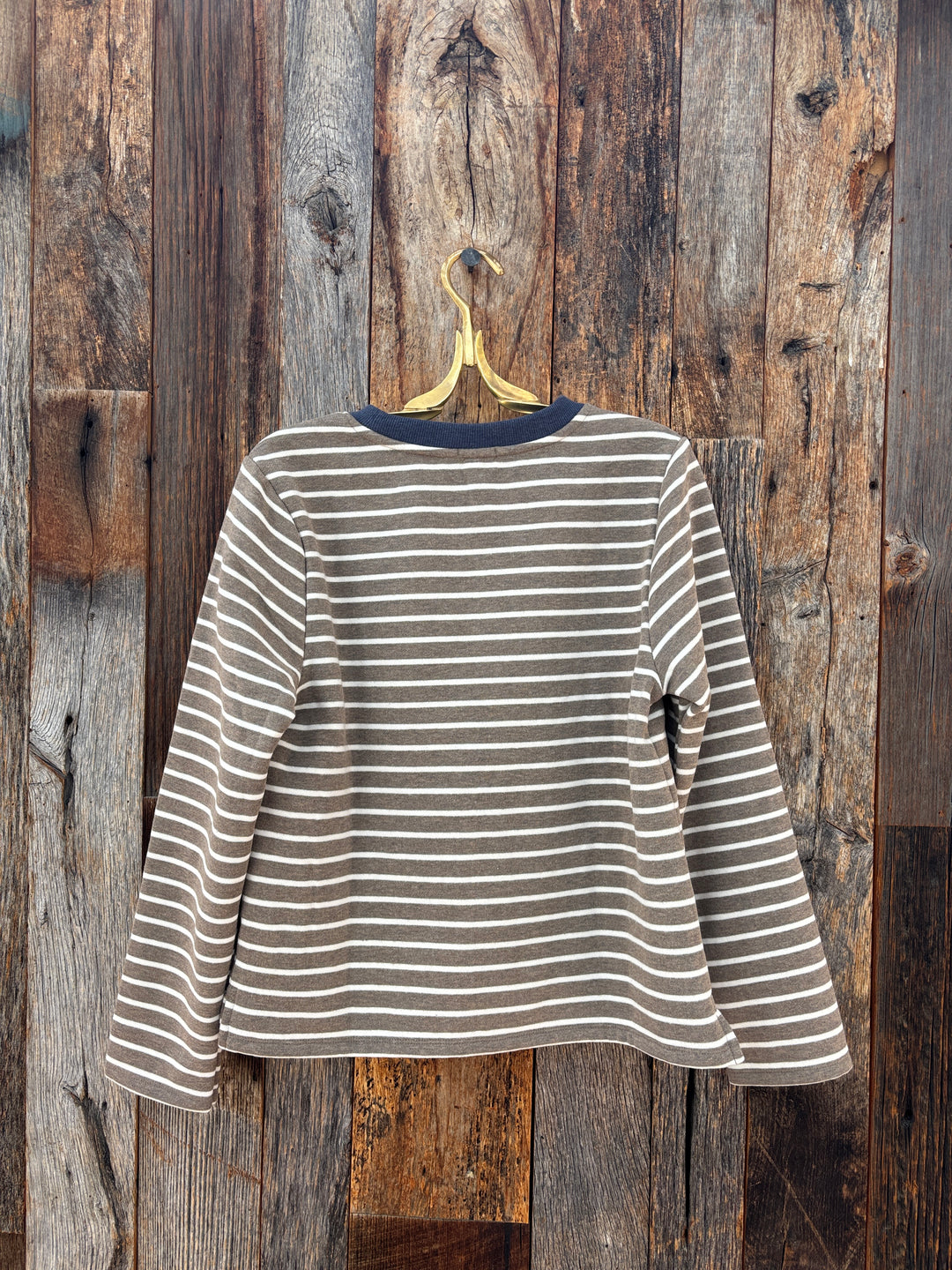 Dylan Charlie Stripe Crew Olive