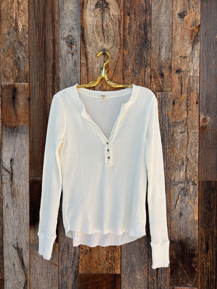 Dylan Brooks Button Top Winter White