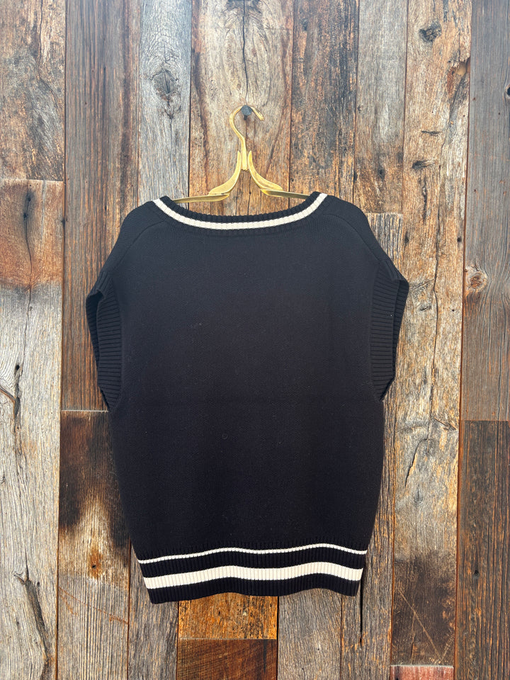 Z Supply Fletcher Sweater Vest Black