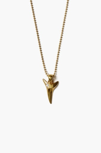 Chan Luu Mako Diamond Necklace Yellow Gold