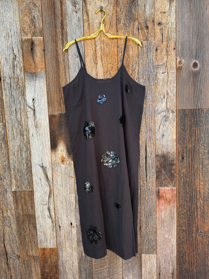 Chan Luu Black Slip Dress