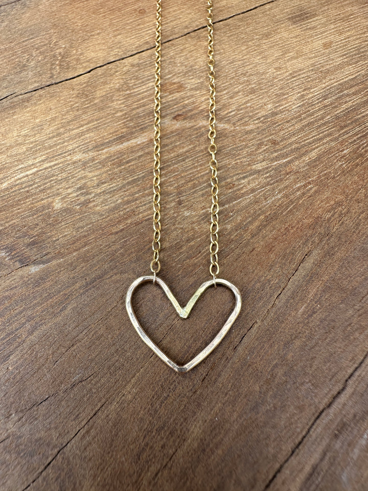 Elizabeth Nicole 14K GF Heart/Chain N01