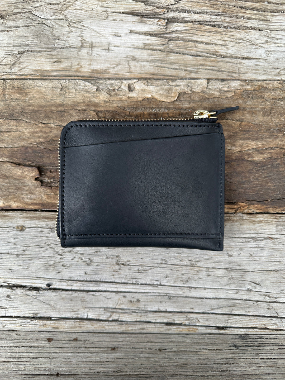 8.6.4 Wallet Zip Short Leather Black