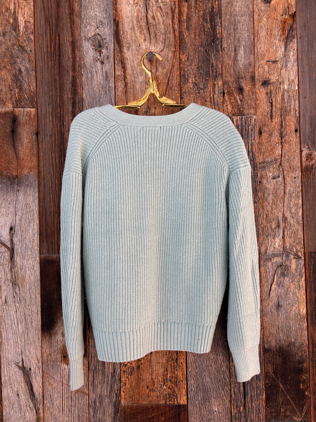 Lilla P Relaxed Side Vent Cardigan Frost