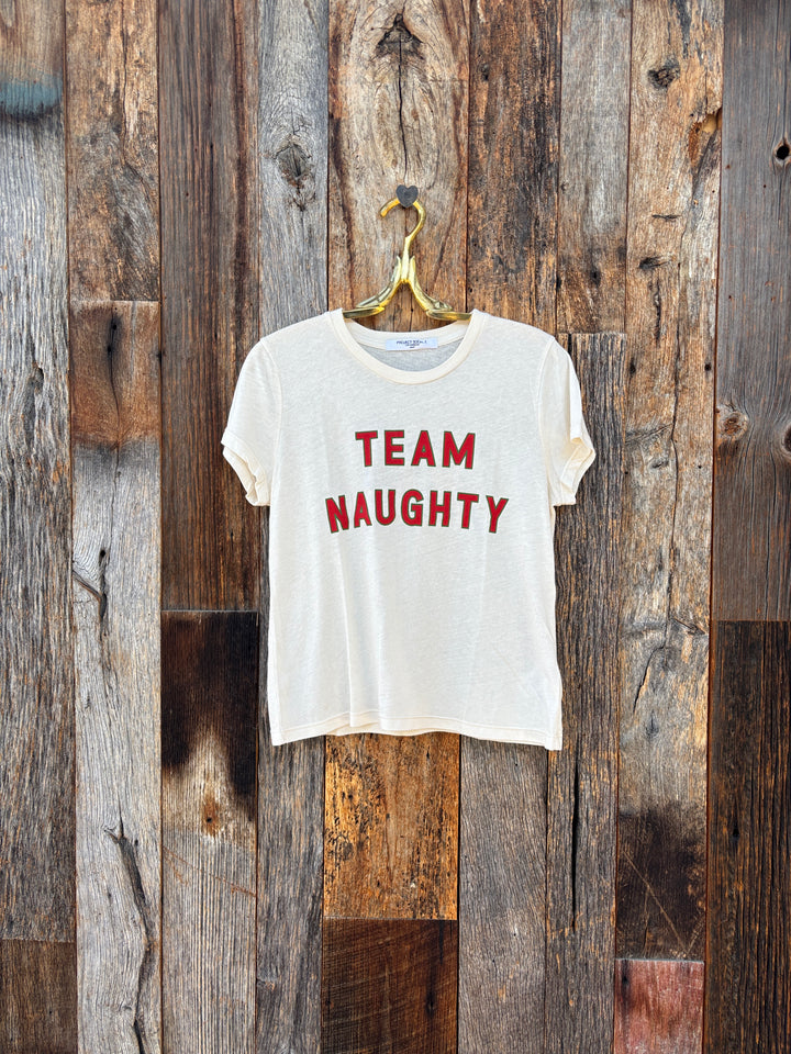 Project Social T Team Naughty Baby Tee Cream