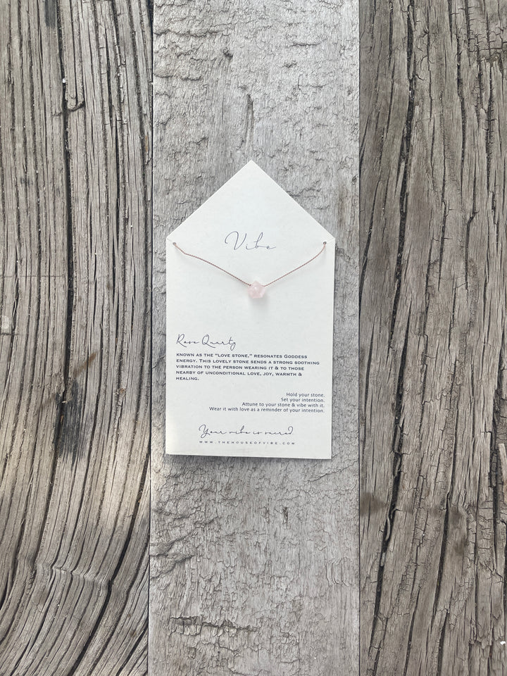 Vibe Necklace Quartz 9 Stone