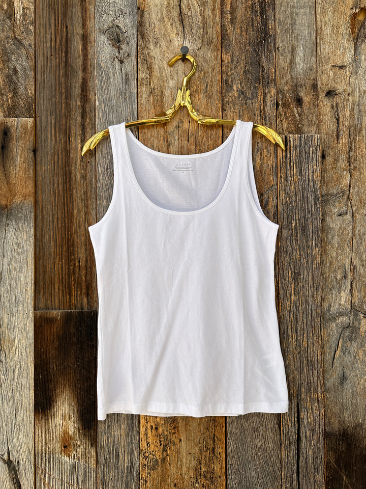 Lilla P Scoop Tank PA1113 White