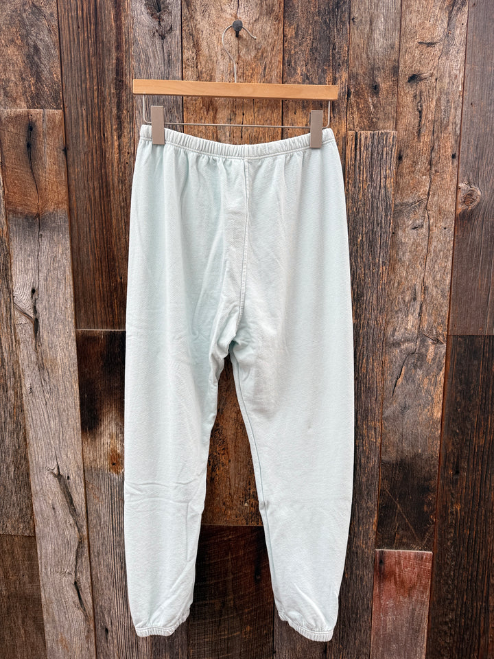 Perfect White Tee French Terry Easy Sweatpant Aqua