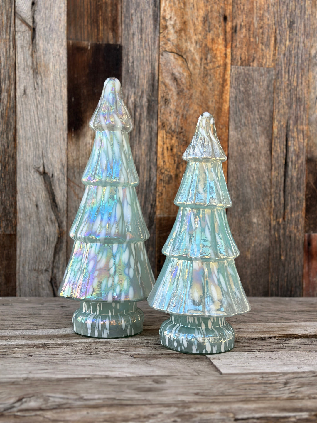 Cody Foster Mottled Glass Tree Blue Medium