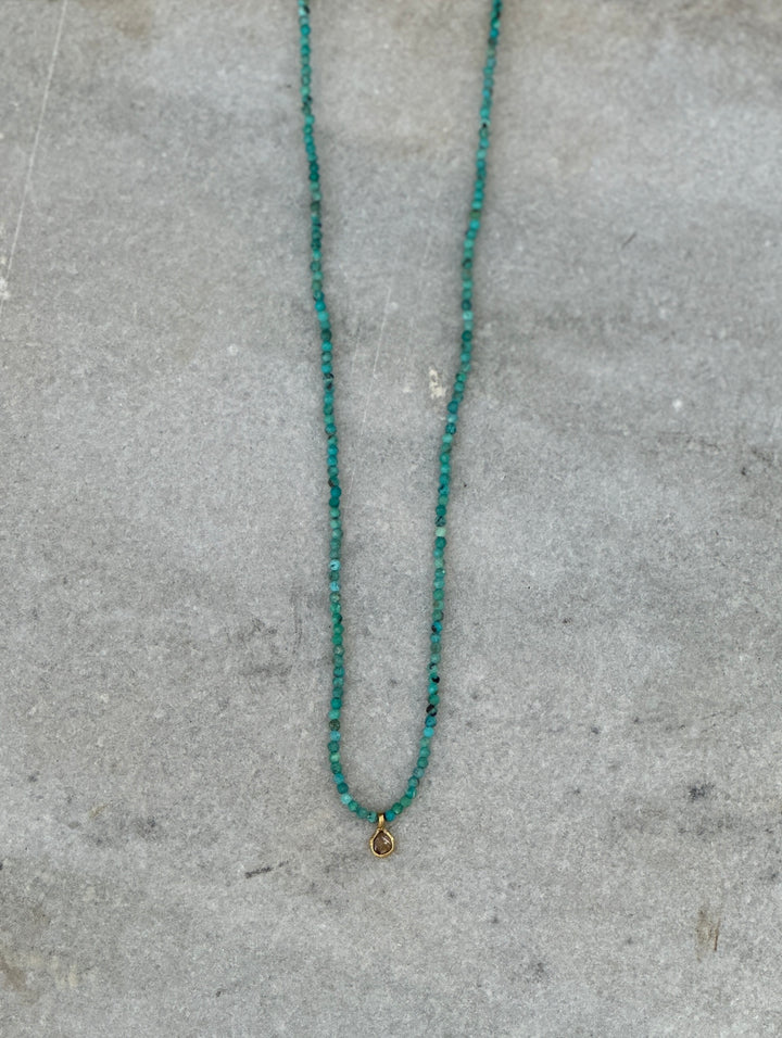 Margaret Solow Turq/Diam 18K DV-TURQ/DIA