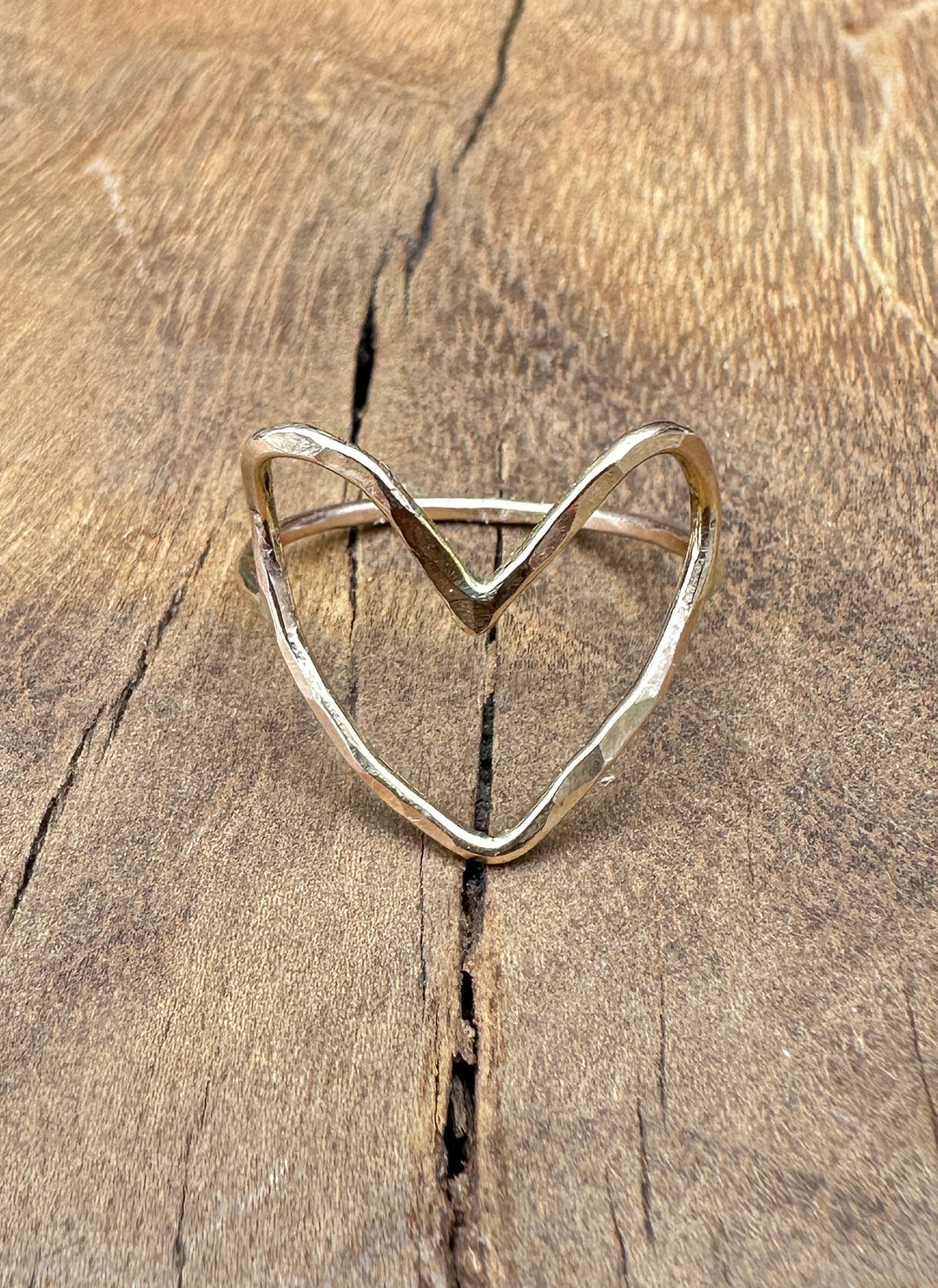 Elizabeth Nicole 14K GF Heart Ring R01