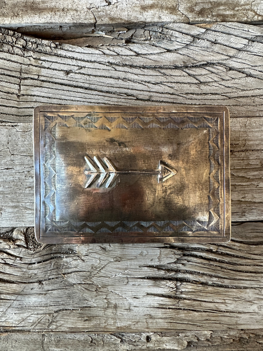 J. Alexander Stamped Single Arrow Box