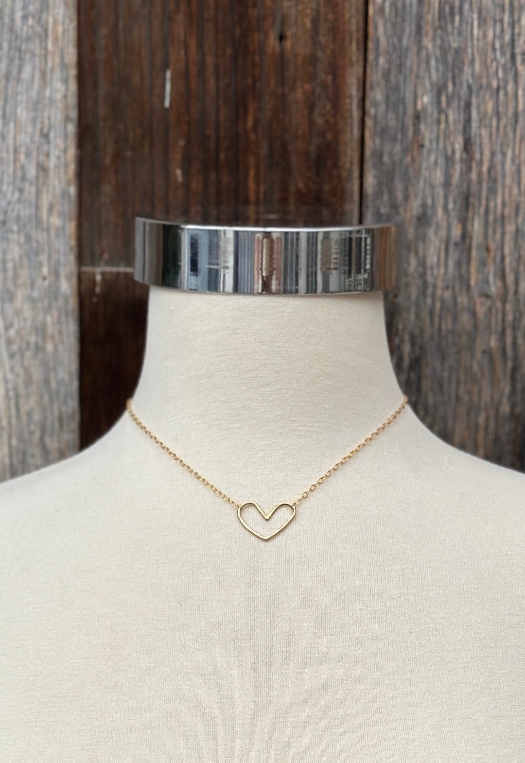 Elizabeth Nicole 14K GF Heart/Chain N01