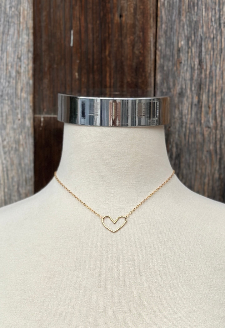 Elizabeth Nicole 14K GF Heart/Chain N01