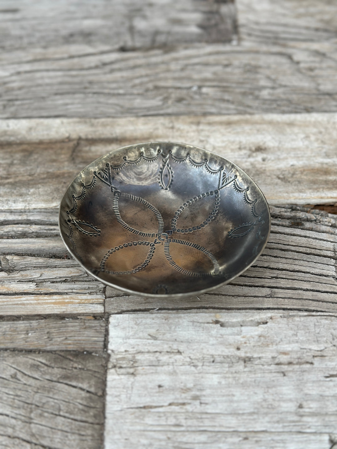 J. Alexander Small Stamped Round Dish