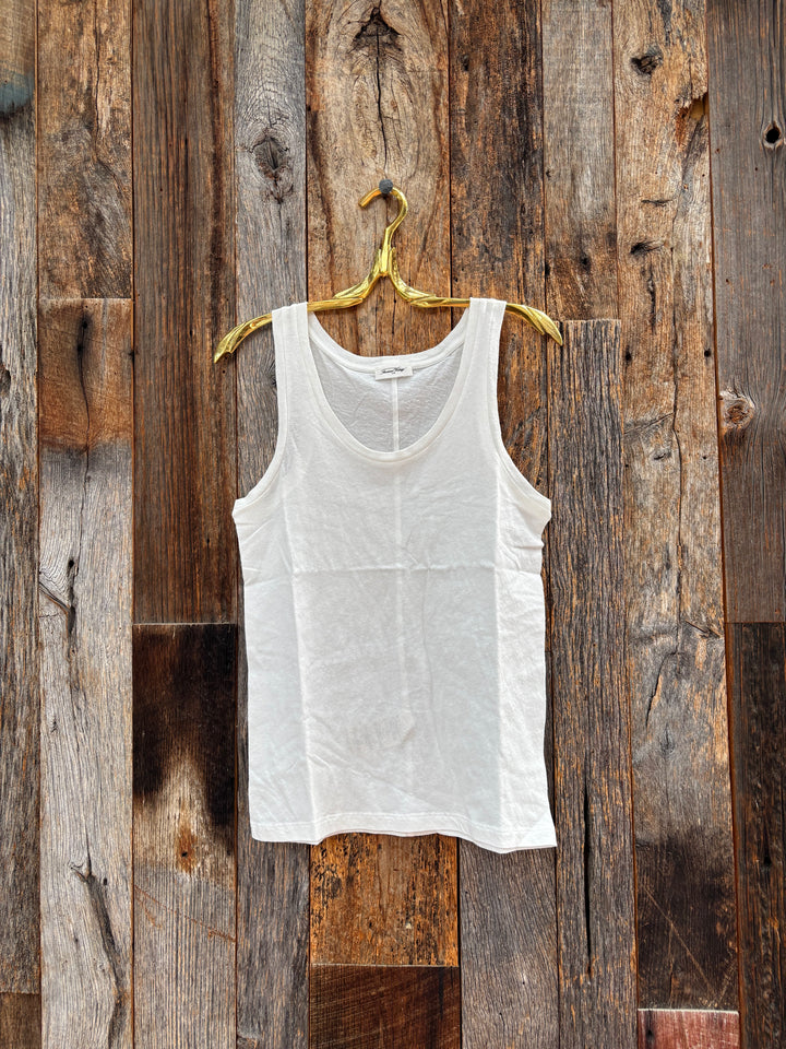 American Vintage Tank Top Gamipy Blanc