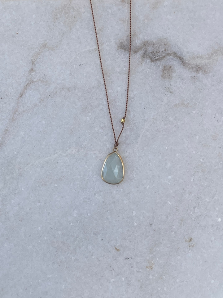 Margaret Solow  Aqua 14K LC-AQ/0