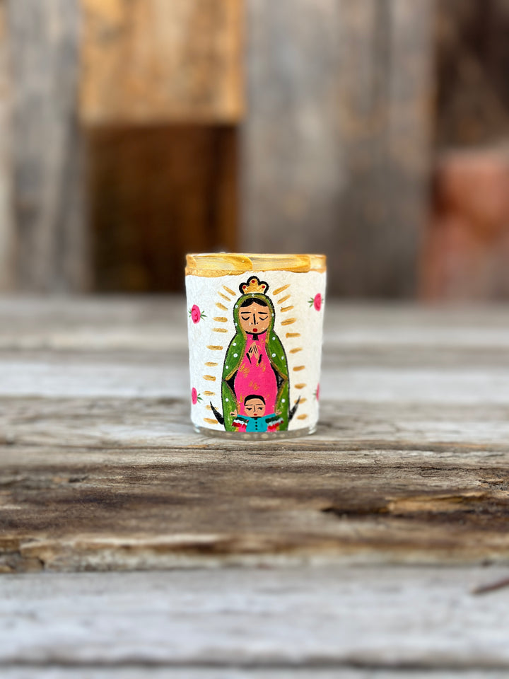 River Song Votive Pink Guadalupe