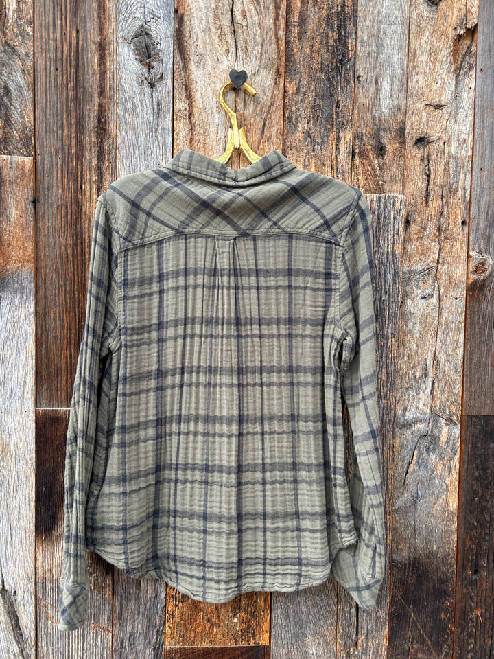 Dylan L/S Taylor Plaid Olive Tree