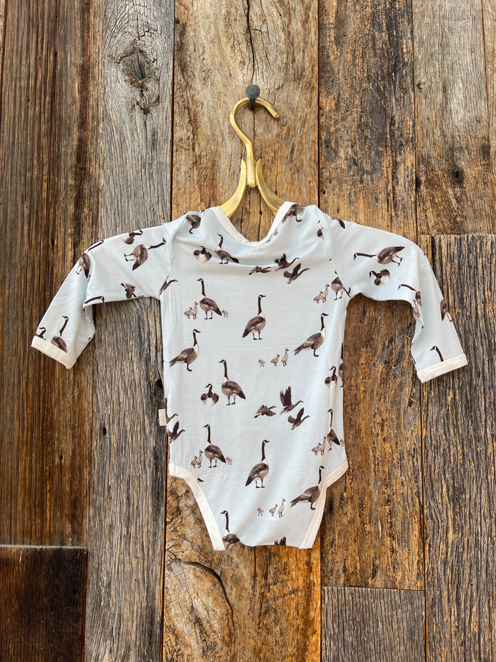 Milkbarn Luxe Stretch L/S One Piece Goose