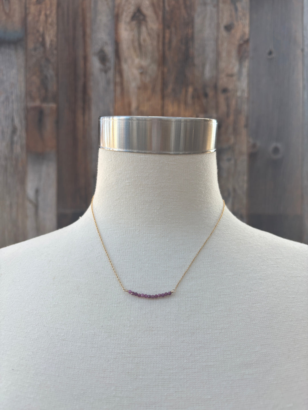 Elizabeth Nicole Ruby 14K GF N202