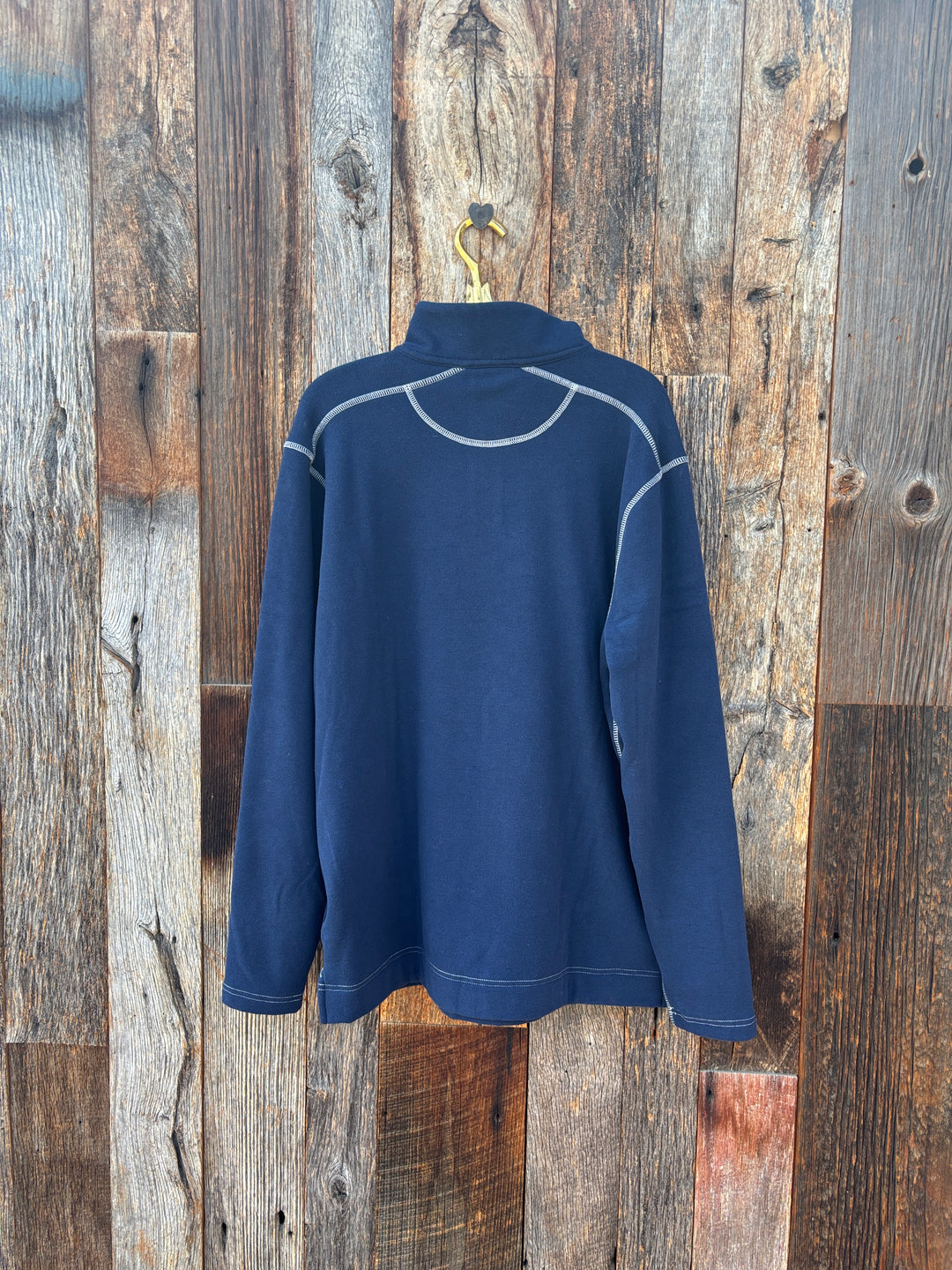 True Grit All Day 1/4 Zip Pullover Navy