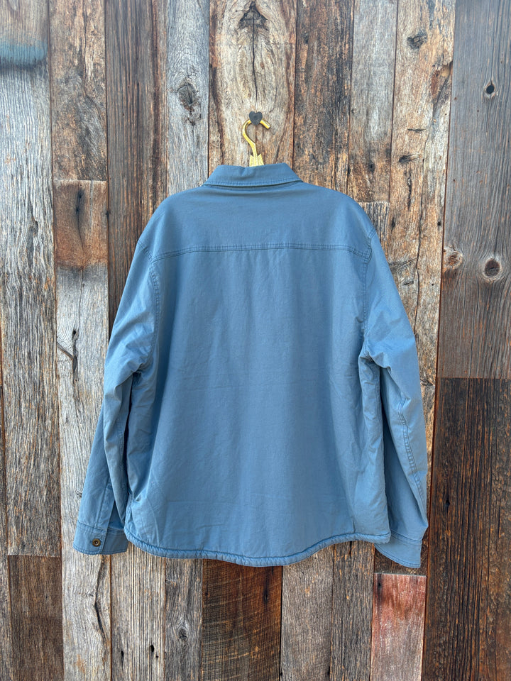 True Grit Top Of The Mountain Blanket Lined Jacket Vintage Indigo
