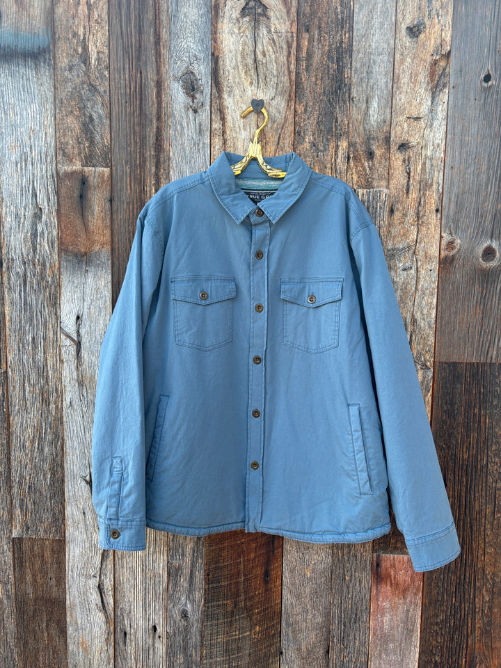 True Grit Top Of The Mountain Blanket Lined Jacket Vintage Indigo