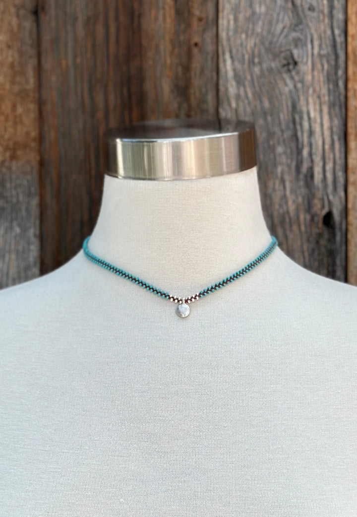 Minetta Turquoise w/ Dot Pendant