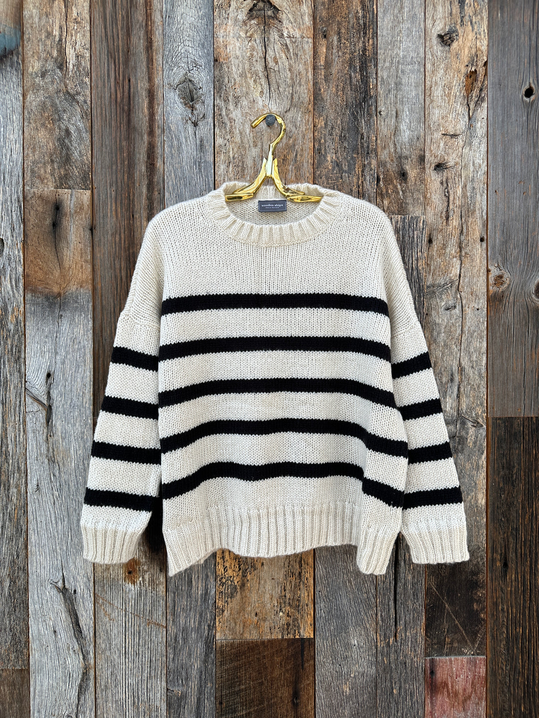 Wooden Ships Caroline Crew- Half Moon/Black