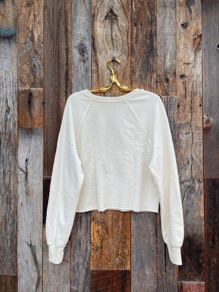 Project Social T Paris Raglan Sweatshirt Cream