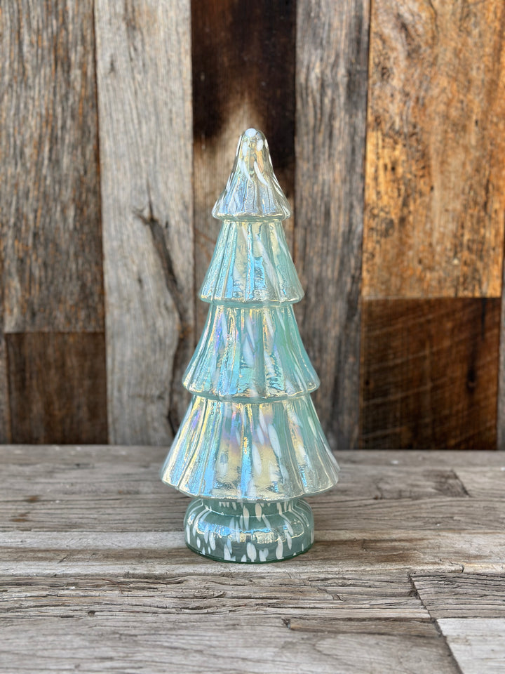 Cody Foster Mottled Glass Tree Blue Medium