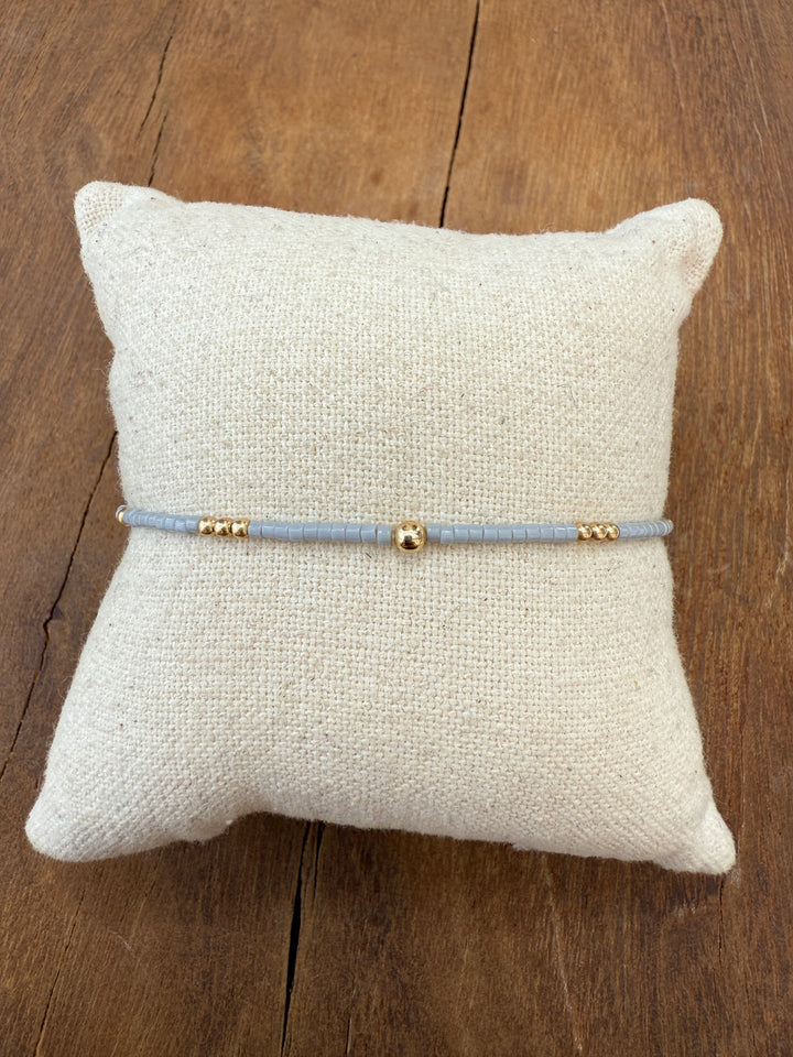 Erin Gray Newport 2mm Cloud Gray GF Bracelet