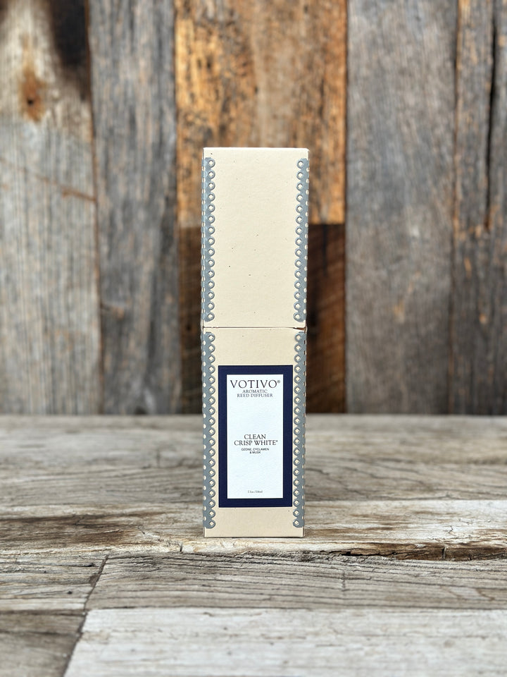 Votivo Aromatic Reed Diffuser Clean Crisp White