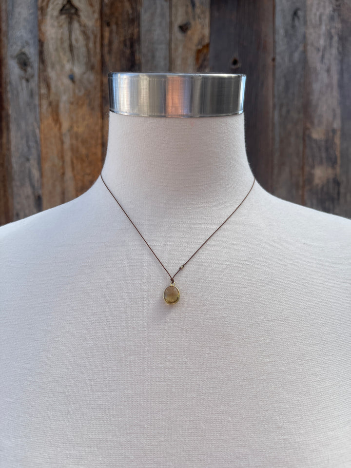 Margaret Solow Cognac Quartz 18K LC-CQ