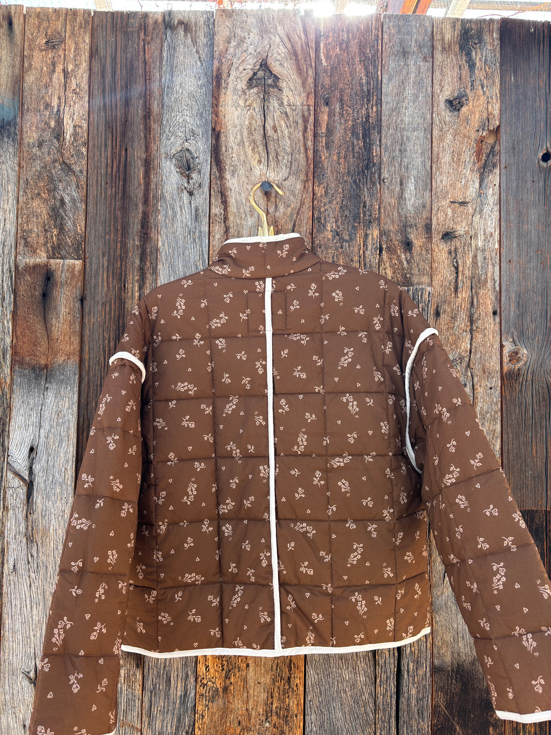 Dylan Maison Quilted Jacket Brown