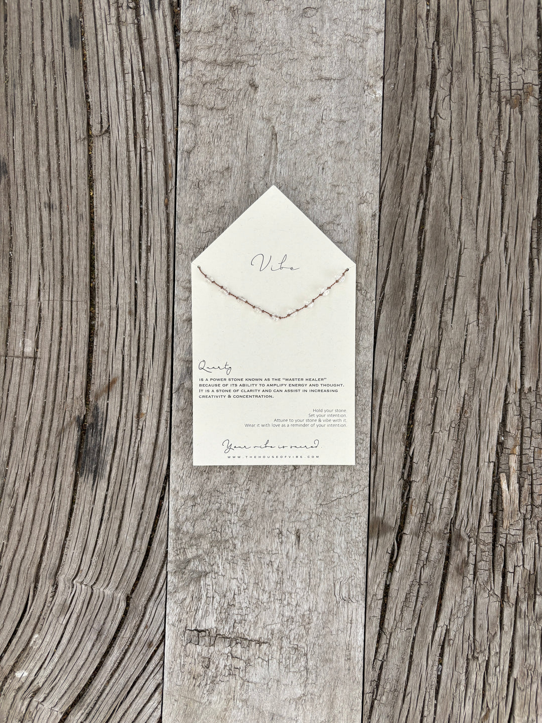 Vibe Necklace Quartz 9 Stone