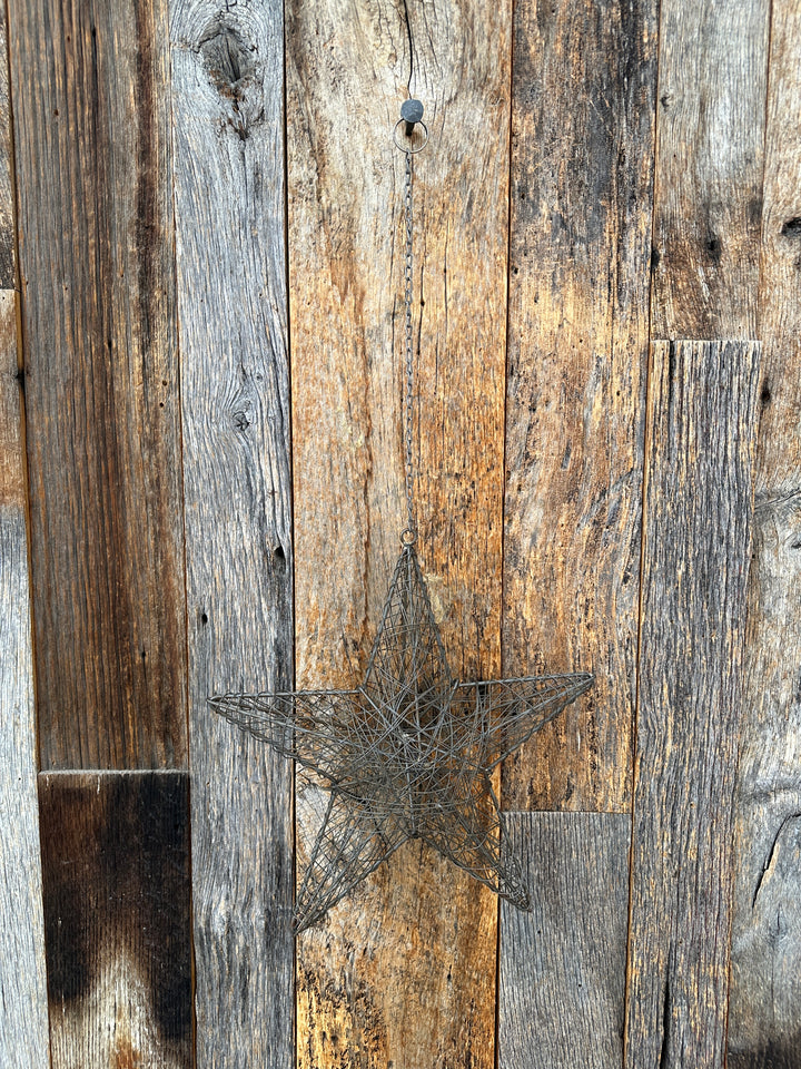 Homart Wire Star Rust Large