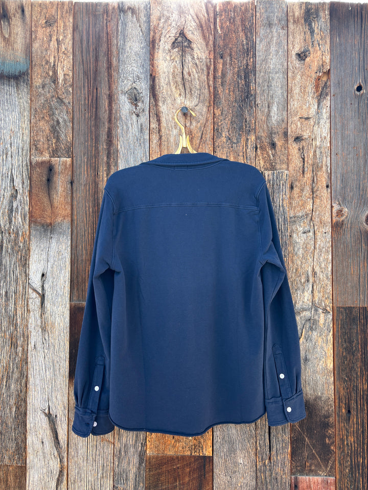 Dylan Cali Fleece Logan Shirt Indigo